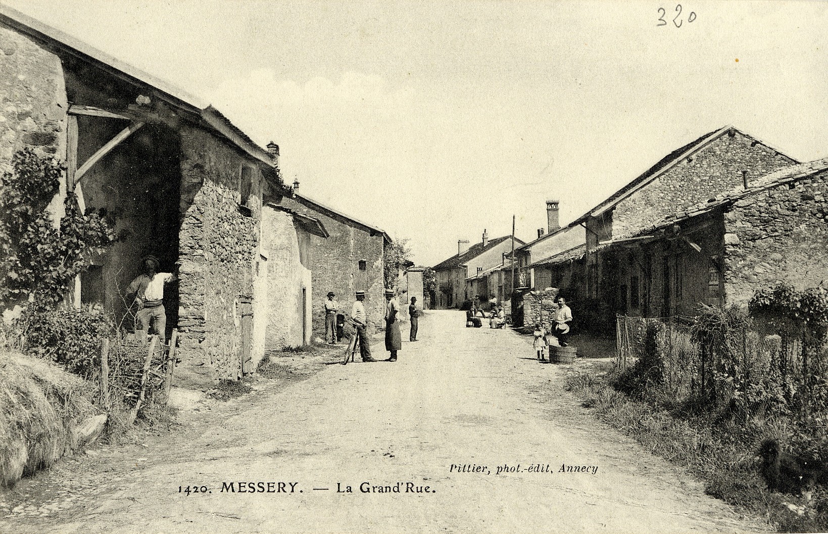 Photo de la Grande rue à Messery