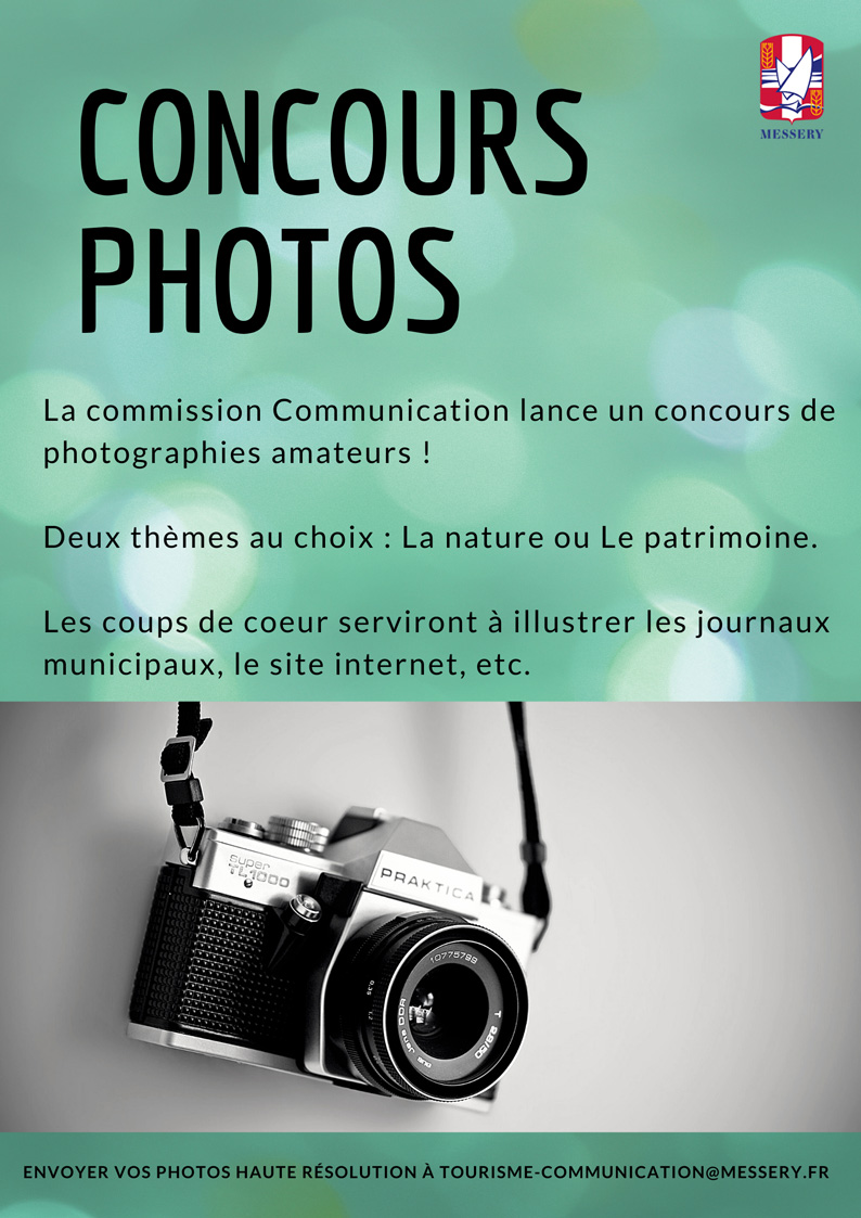 Affiche concours photos