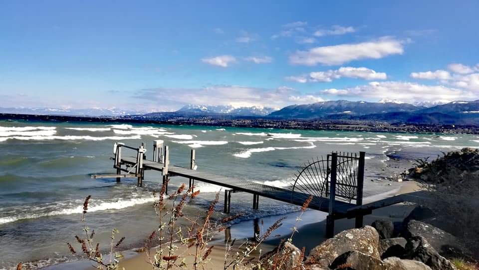 Au bord du lac Léman