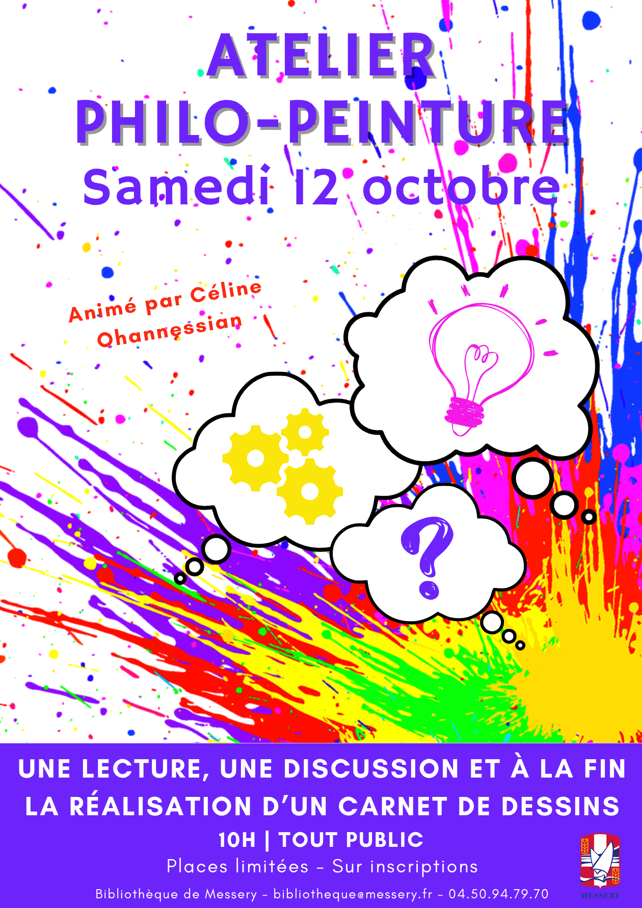 Atelier Philo-Peinture du samesdi 12 octobre 2025.